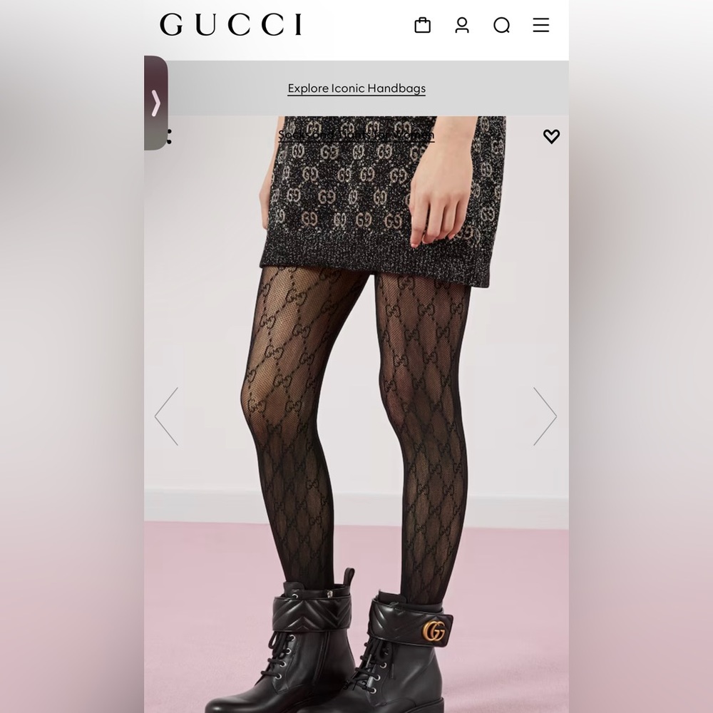 GUCCI LEGGINGS! / TIGHTS INTERLOCKING G TIGHTS